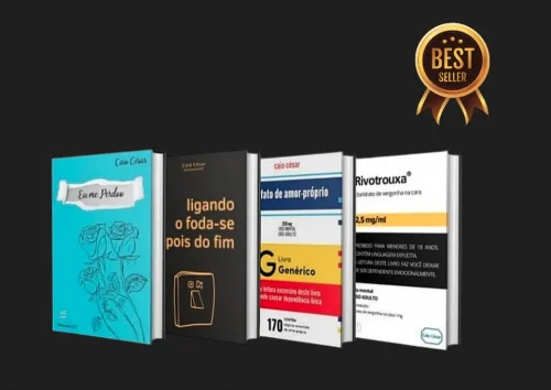 Combo: Sulfato de Amor Próprio + Rivotrouxa + Ligando o foda-se depois do fim + Eu me Perdoo Caio César da Silva