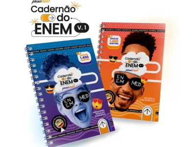 2 Cadernões ENEM PasseiMED! físico (impresso + frete grátis)