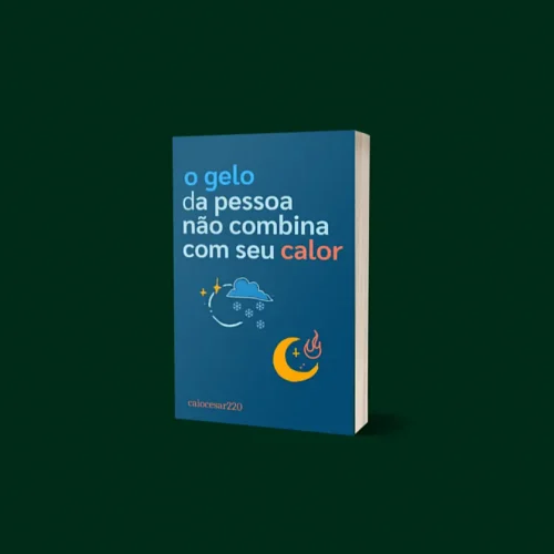 O gelo da pessoa não combina com seu calor